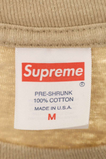 SUPREME Tonal Box Logo Tee Beige Size M
