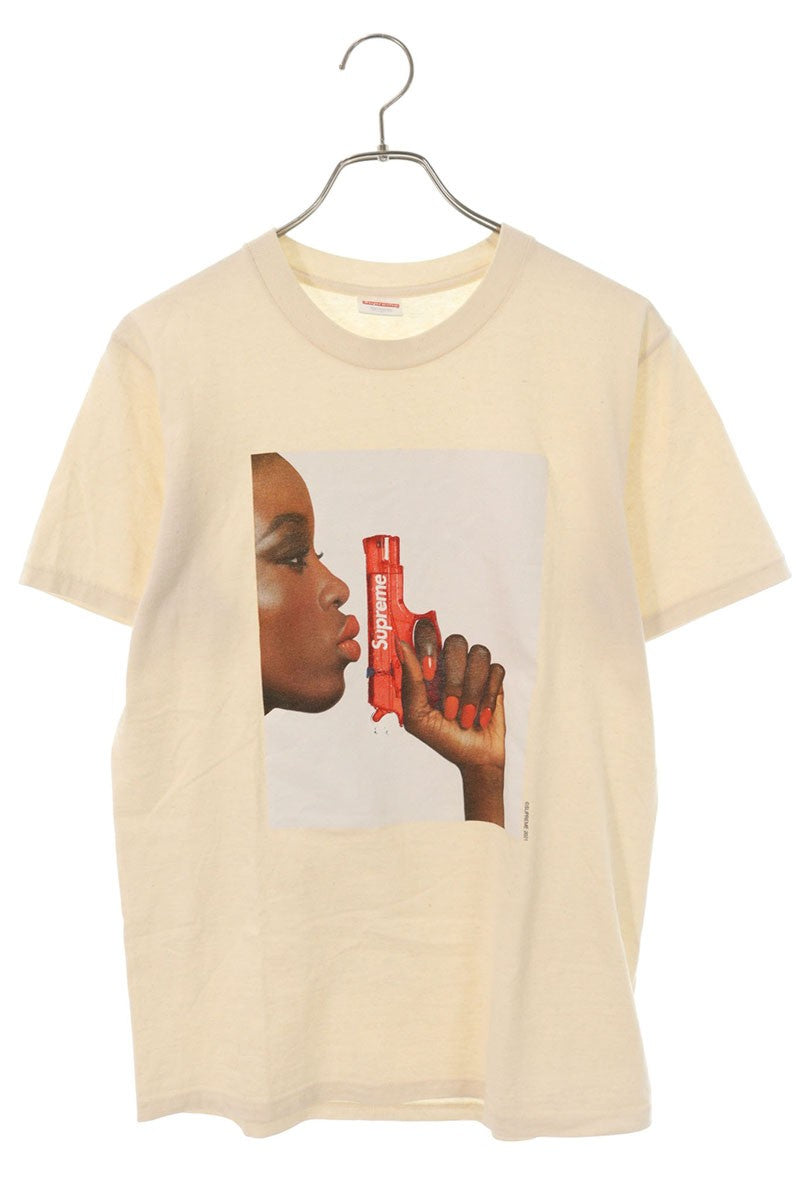 SUPREME Water Pistol Tee Beige Size S