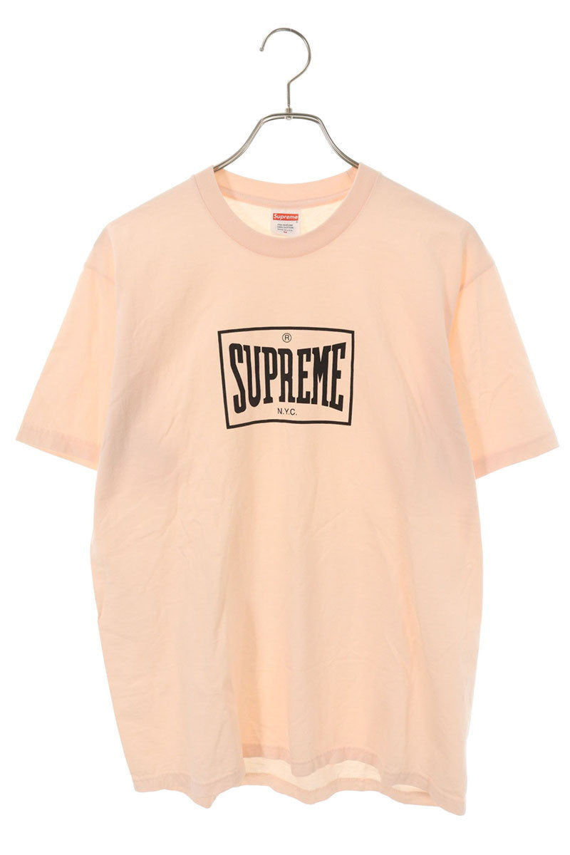 SUPREME Warm Up Tee Pink Size M