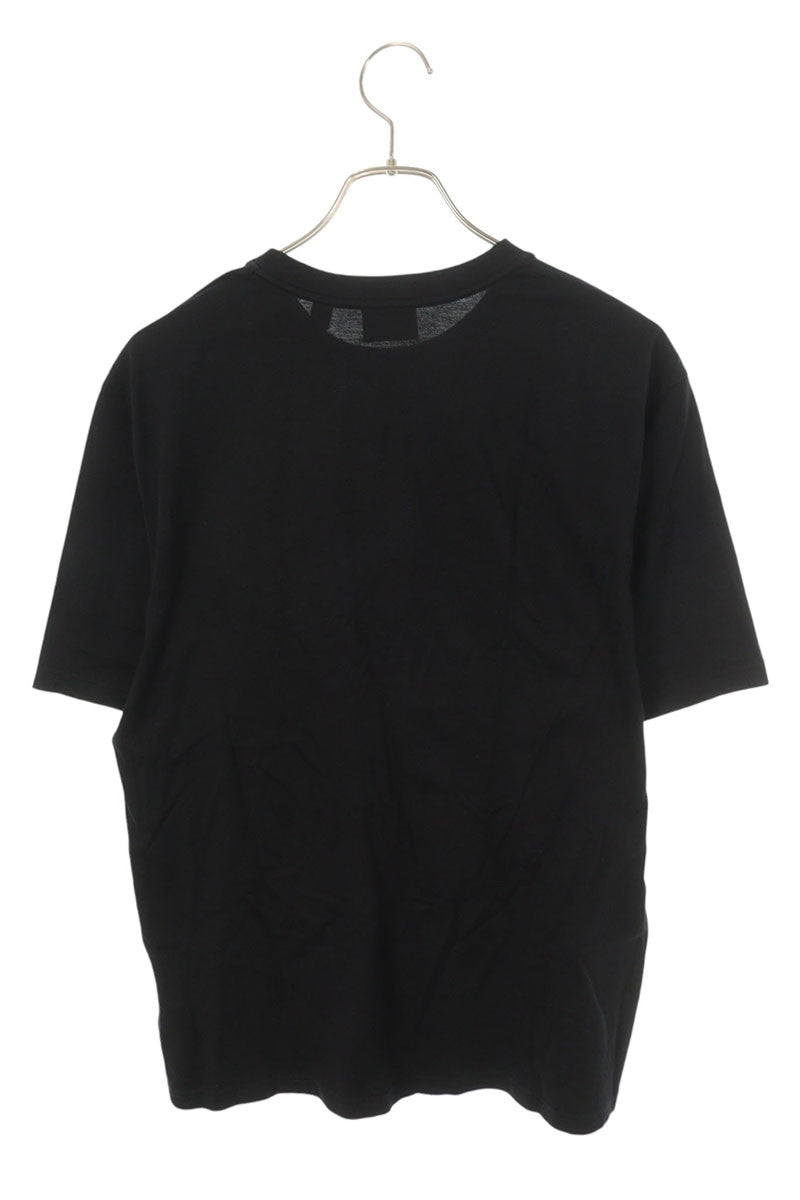 Burberry Logo Print Cotton T-shirt Black Size XS