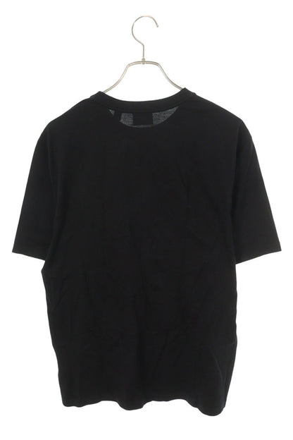 Burberry Logo Print Cotton T-shirt Black Size XS