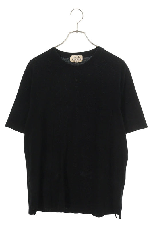 Hermes Embroidered T-Shirt Black Size M