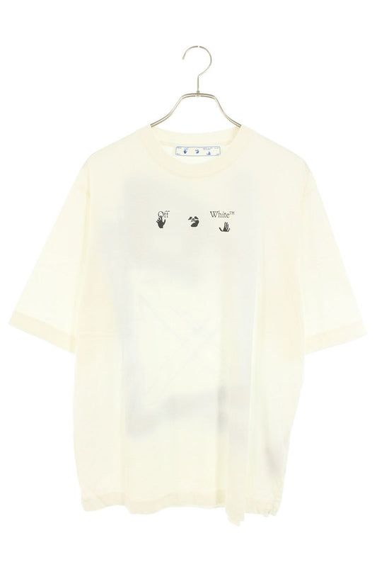OFF-WHITE White Spray Arrow Back Print T-Shirt Size M
