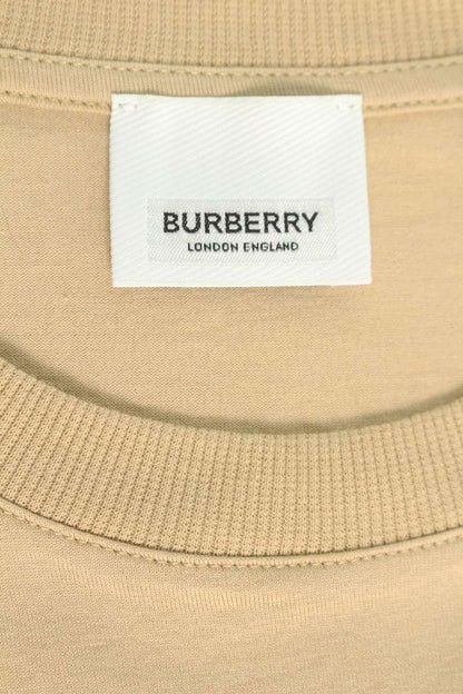 Burberry Logo Patch Cotton T-shirt Beige Size M