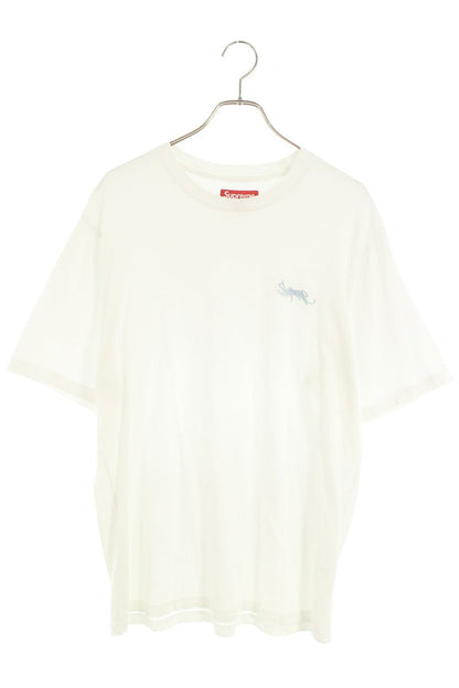 SUPREME Washed Tag S S Top Tee White Size M