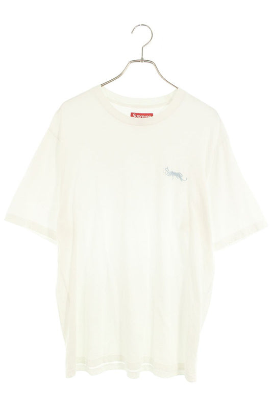 SUPREME Washed Tag S S Top Tee White Size M