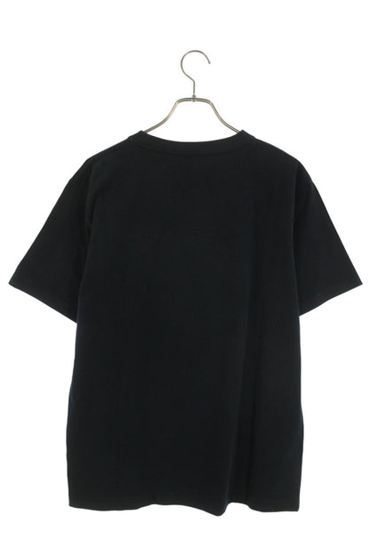 DIOR Logo Embroidery Cotton T-shirt Navy Size S