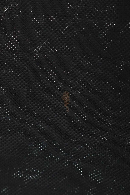 LOUISVUITTON 25SS Logo Embroidered Damier Tee Black Size XS