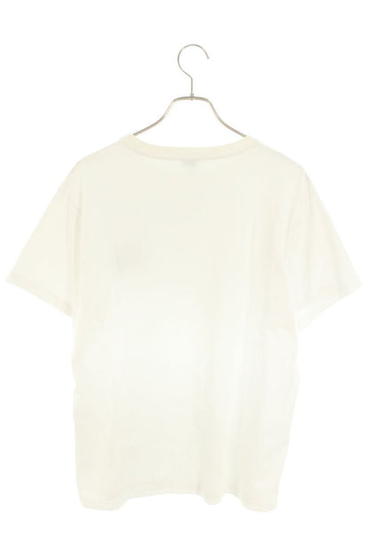 LOEWE Anagram Embroidery Cotton T-shirt White Size M