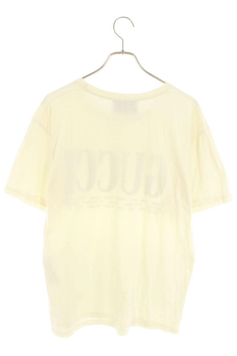 GUCCI City Logo Print T-shirt Off-White Size L