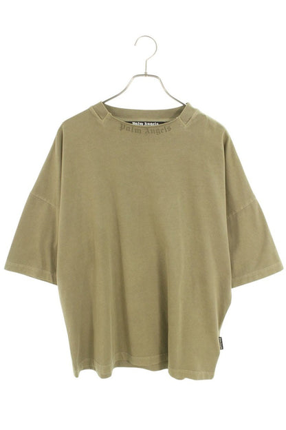 Palm Angels 25AW Logo Print T-Shirt Green Size L