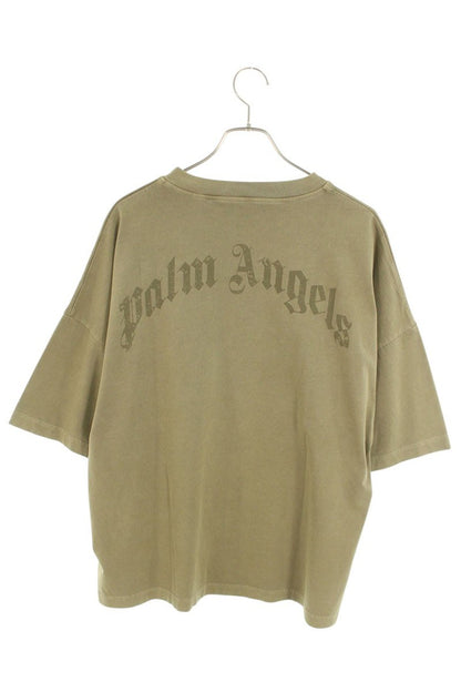 Palm Angels 25AW Logo Print T-Shirt Green Size L