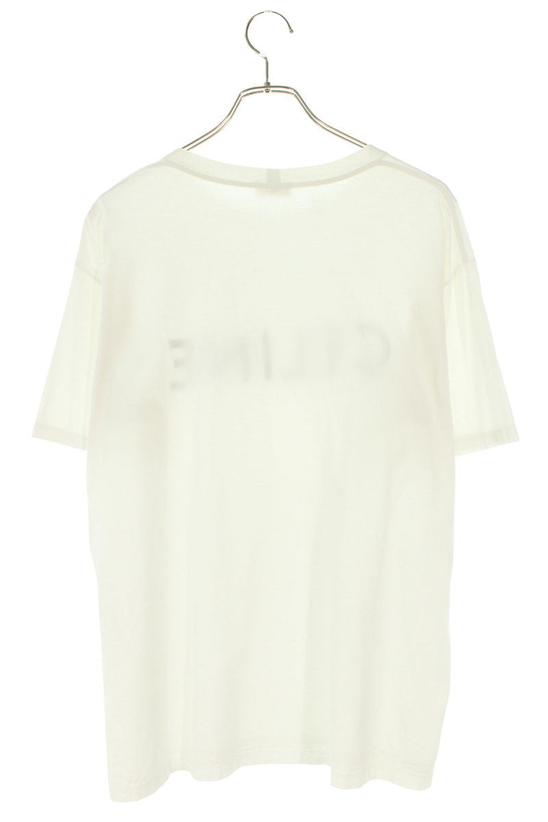 CELINE Loose Fit Logo T-shirt White Size S