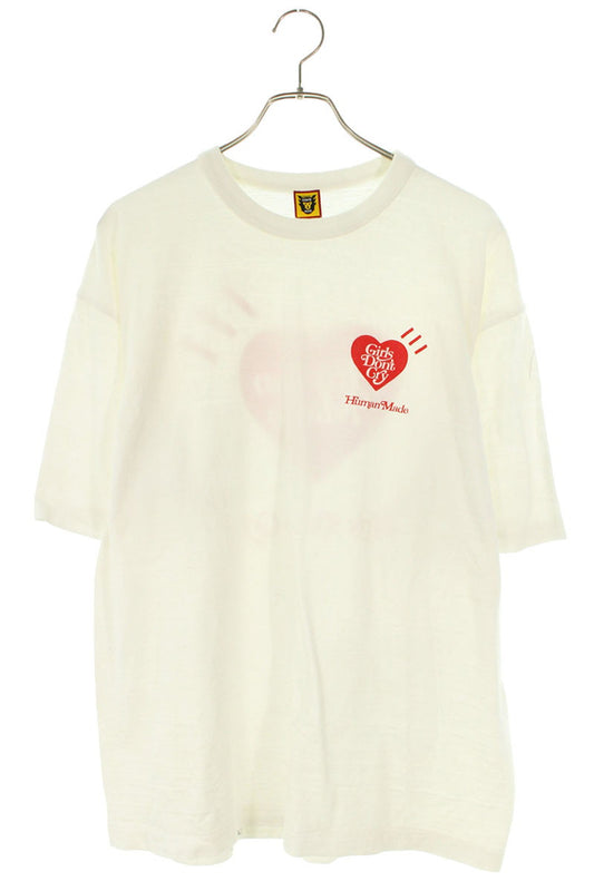 HUMAN MADE Girls Don't Cry Print T-Shirt White Size XXL