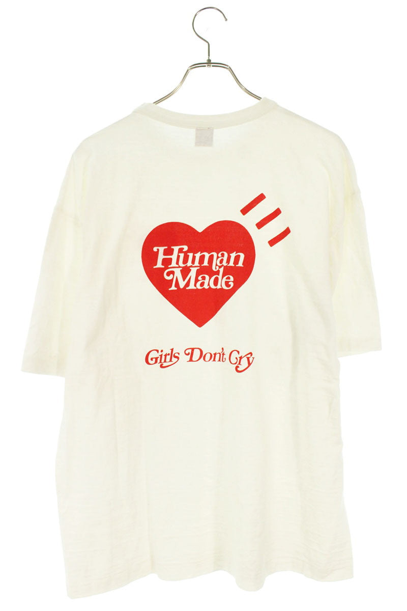 HUMAN MADE Girls Don't Cry Print T-Shirt White Size XXL
