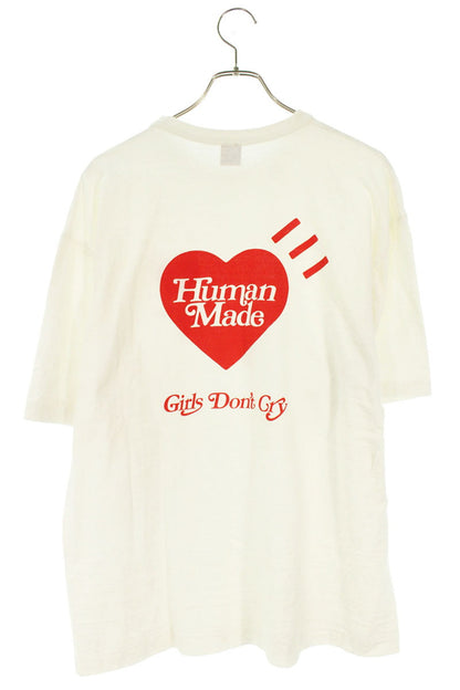 HUMAN MADE Girls Don't Cry Print T-Shirt White Size XXL