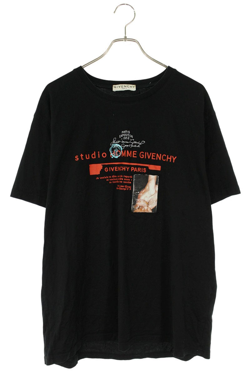 GIVENCHY Graphic Print T-shirt Black Size XL