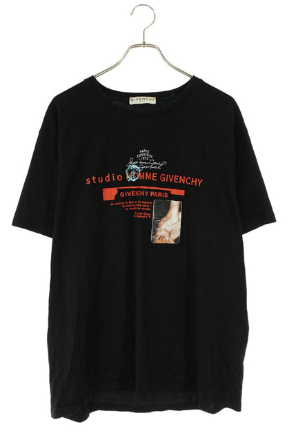 GIVENCHY Graphic Print T-shirt Black Size XL