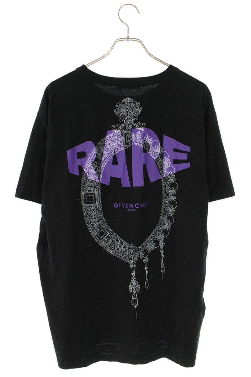 GIVENCHY Graphic Print T-shirt Black Size XL