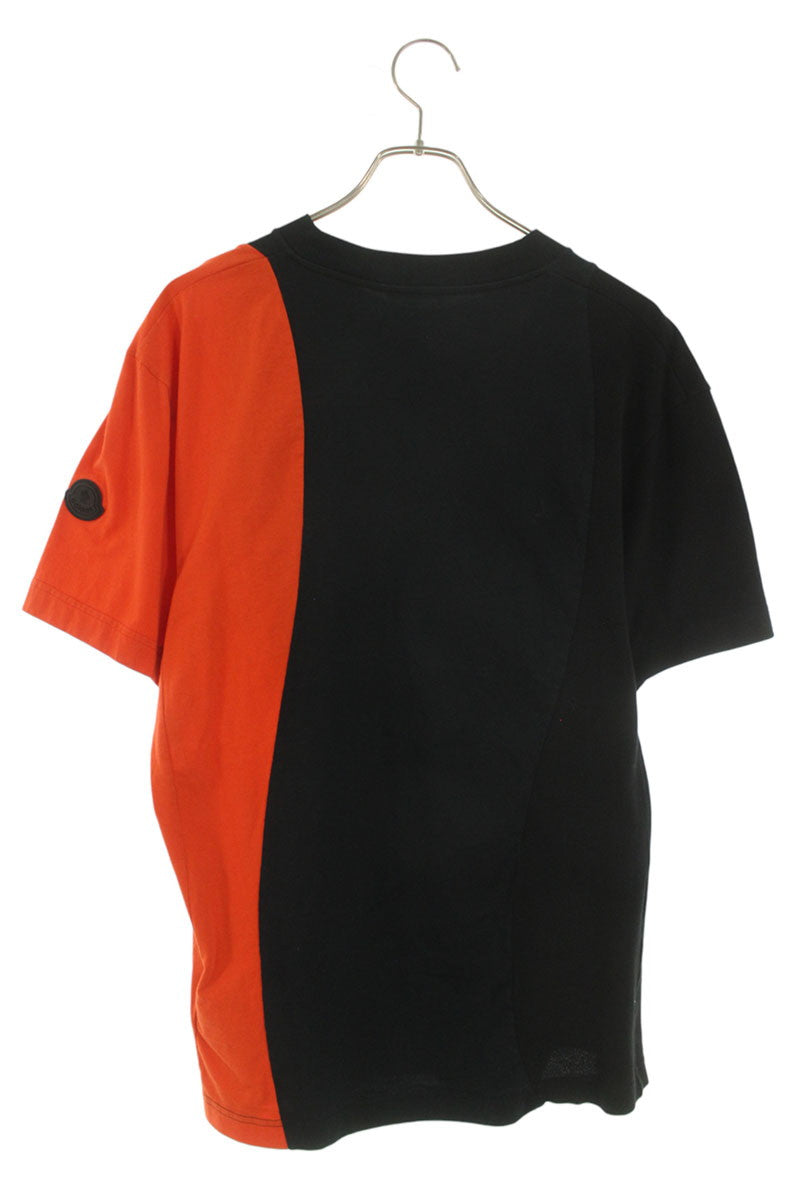 Moncler Genius x adidas 3-Stripe Panel Tee Black Red Size L