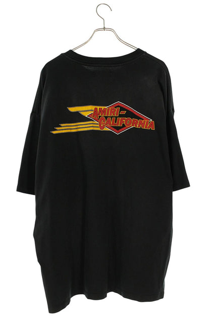Amiri EAGLE OVERSIZED TEE Print T-Shirt Black Size XL