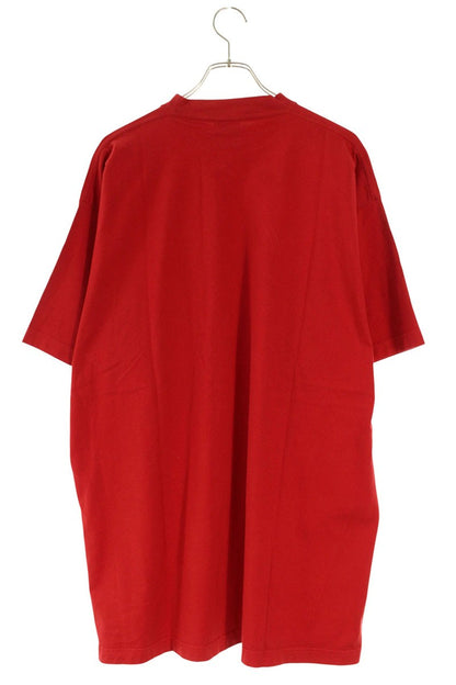 Balenciaga x Adidas 23SS Logo Print Oversized T-Shirt Red Size 2
