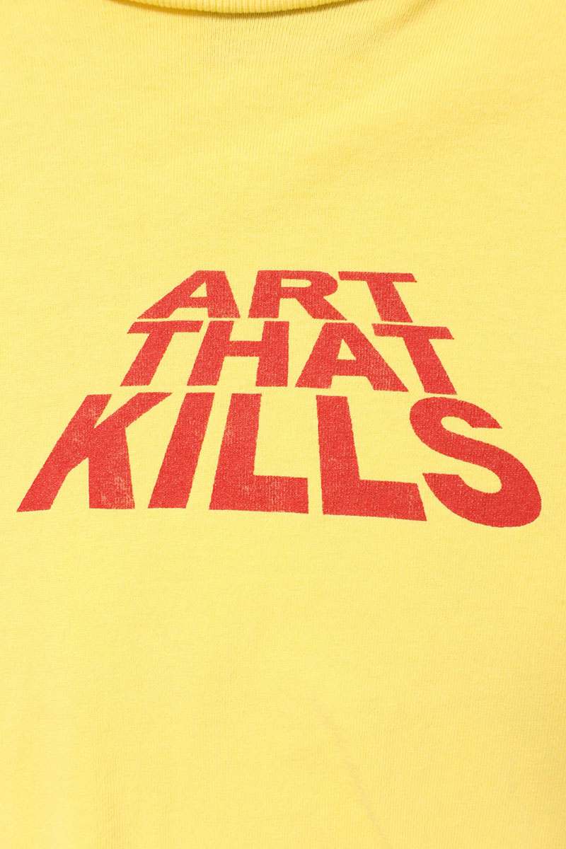 GALLERY DEPT Art That Kills T-Shirt Yellow Size XL