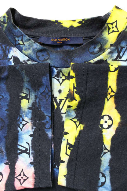 Louis Vuitton Tie Dye Logo All-Over Print T-Shirt Size S