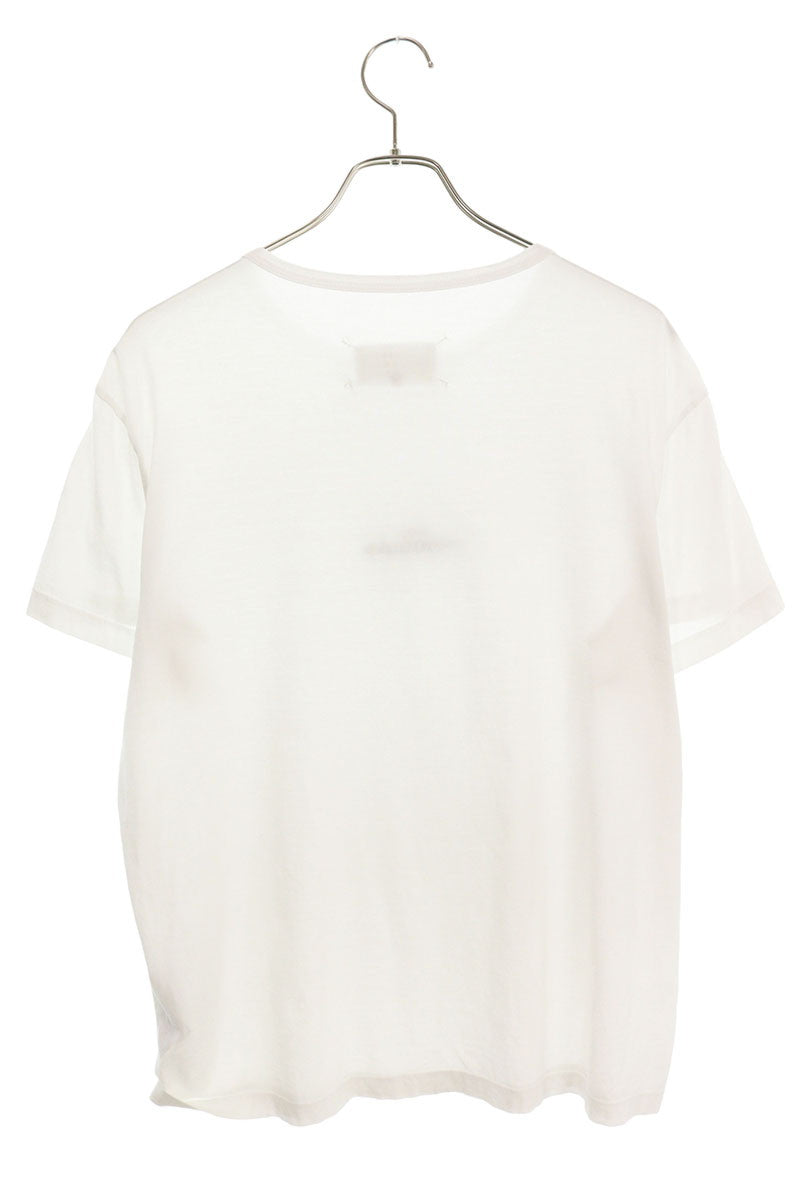 Maison Margiela Logo Embroidered T-Shirt White Size 46