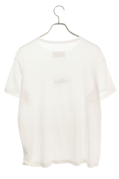 Maison Margiela Logo Embroidered T-Shirt White Size 46