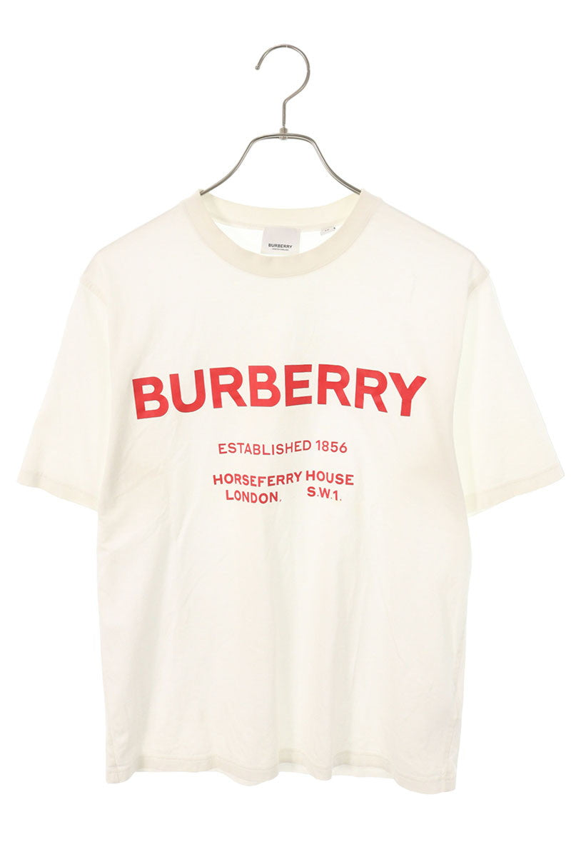 Burberry Logo Print T-Shirt White Size XS