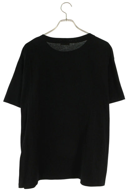 CELINE BOY DOLL Rhinestone Logo Print T-Shirt Black Size XL