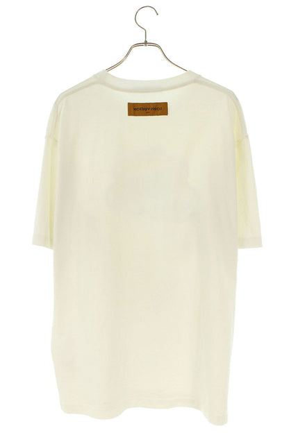 Louis Vuitton Logo Print T-Shirt White Size XXL