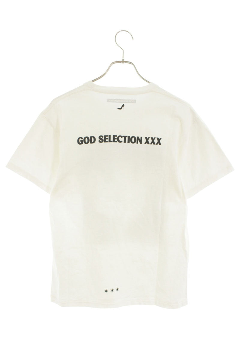 GOD SELECTION XXX White Cotton Photo Print T-Shirt Size S