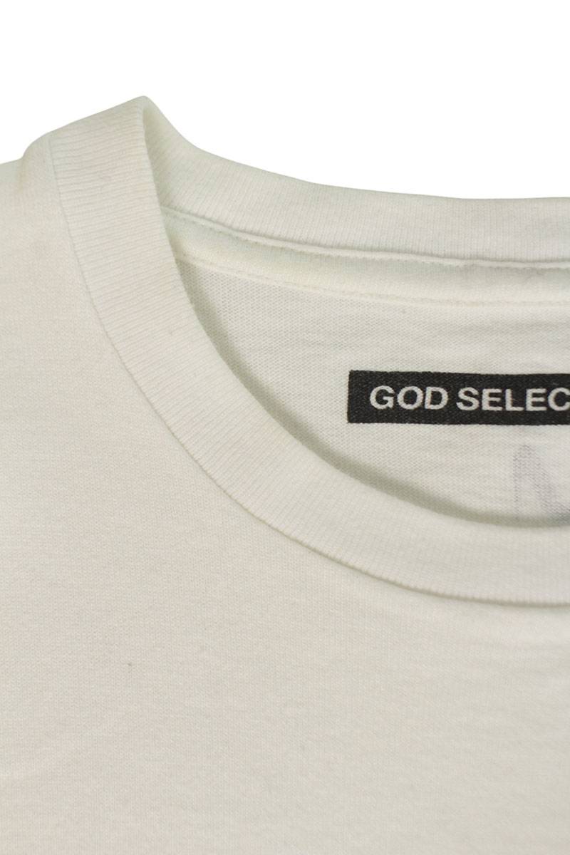 GOD SELECTION XXX White Cotton Photo Print T-Shirt Size S