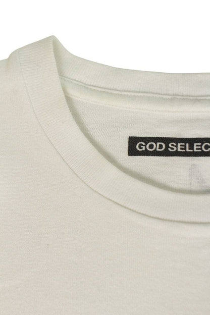 GOD SELECTION XXX White Cotton Photo Print T-Shirt Size S