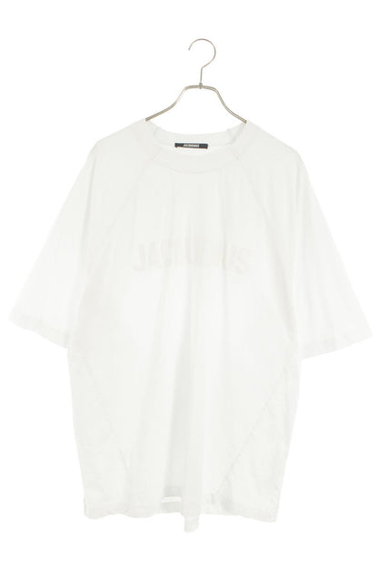 JACQUEMUS Logo Print T-Shirt White Size XL