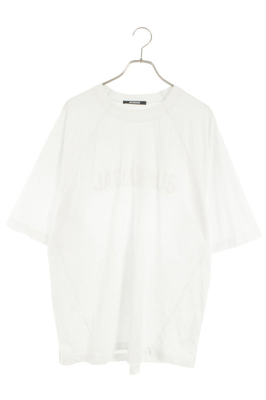 JACQUEMUS Logo Print T-Shirt White Size XL