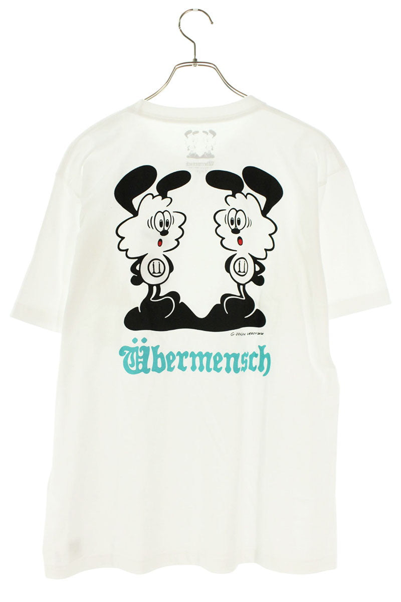 VERDY G-DRAGON UBERMENSCH FAM VICK T-SHIRT White Size L