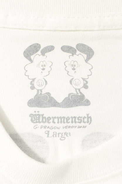 VERDY G-DRAGON UBERMENSCH FAM VICK T-SHIRT White Size L