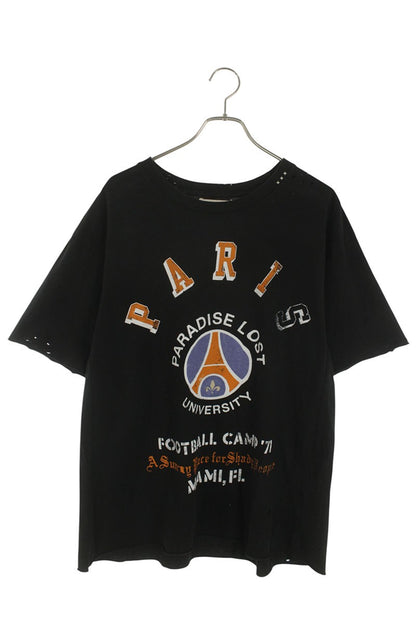 ALCHEMIST 25SS Distressed Alien T-Shirt Black Size M