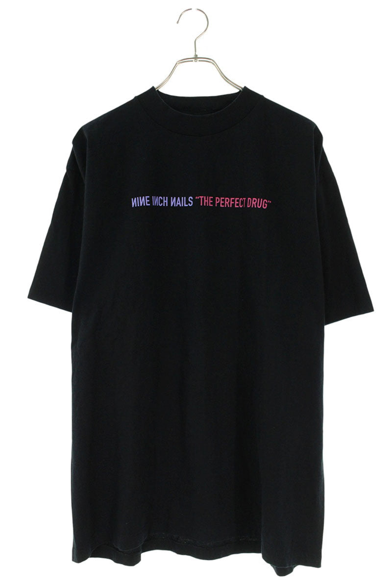 VINTAGE 90s Nine Inch Nails Perfect Drug Tee Black Size XL