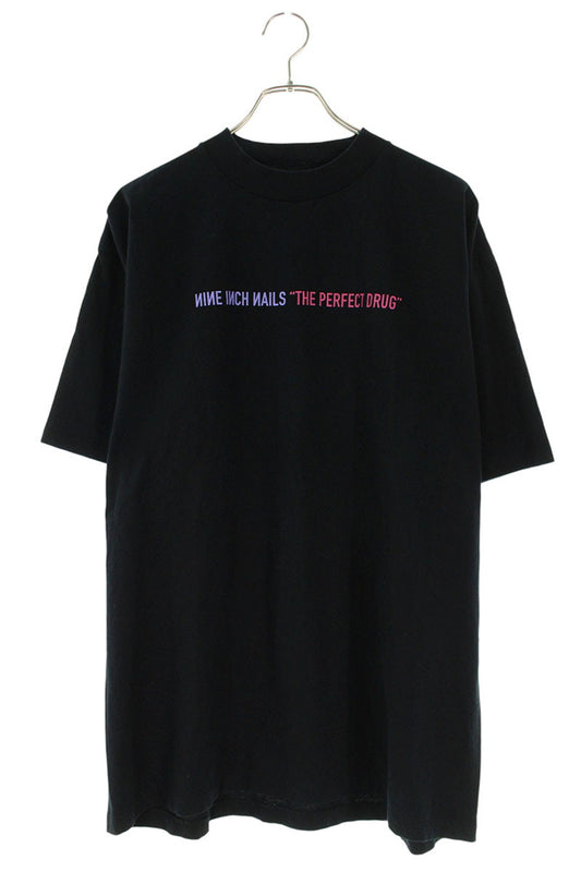 VINTAGE 90s Nine Inch Nails Perfect Drug Tee Black Size XL