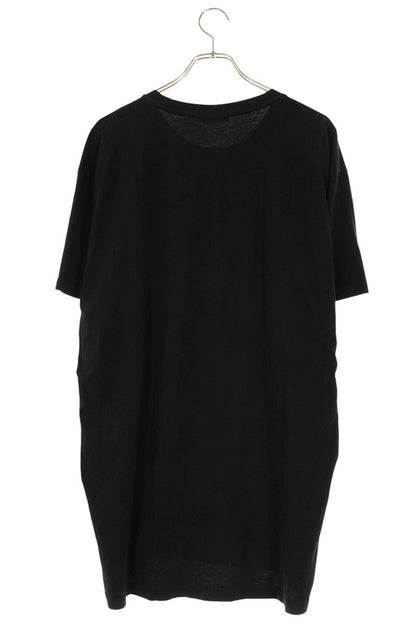 BALMAIN Flock Emblem Logo T-Shirt Black Size L
