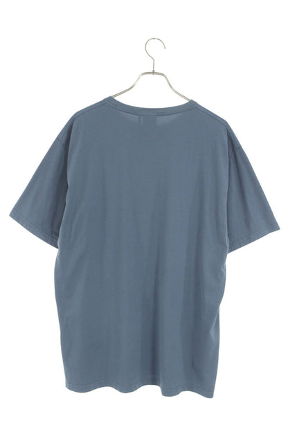 DIOR 26SS Book Cover Embroidered T-Shirt Blue Size XL