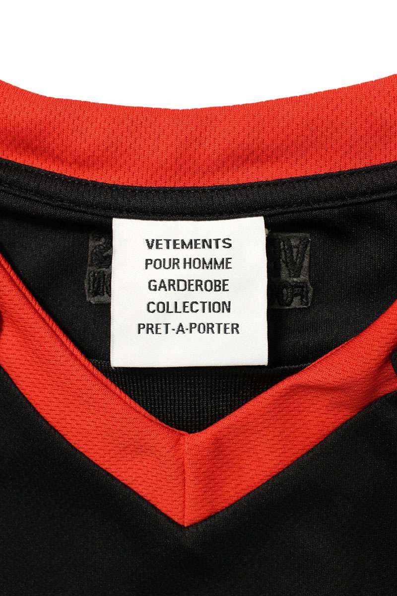 Vetements 26SS T-Shirt Black x Red Size S