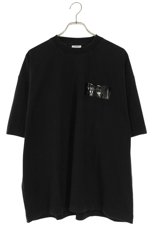 Vetements 26SS Logo T-Shirt Black Size M