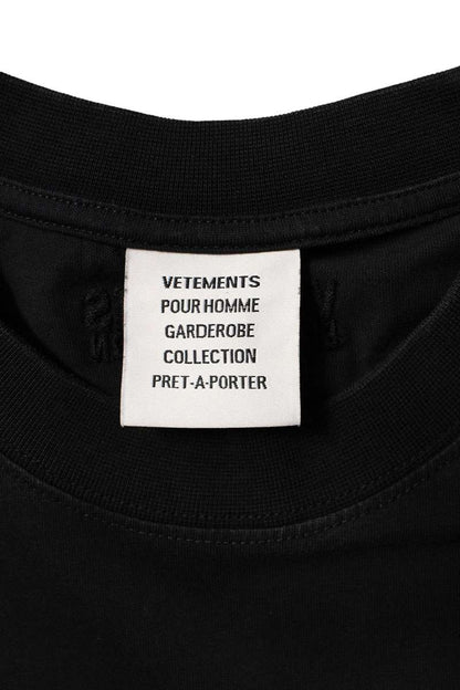 Vetements 26SS Logo T-Shirt Black Size XS