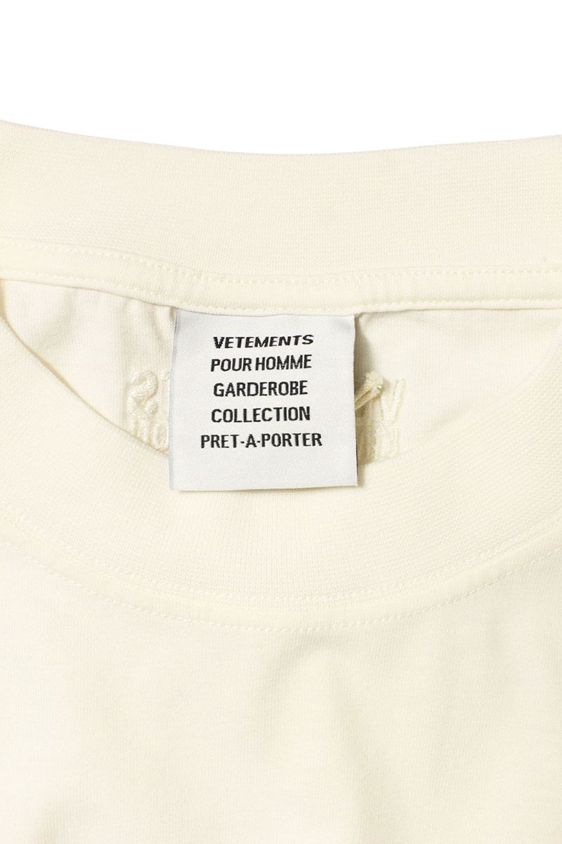 Vetements 26SS T-Shirt White Size S