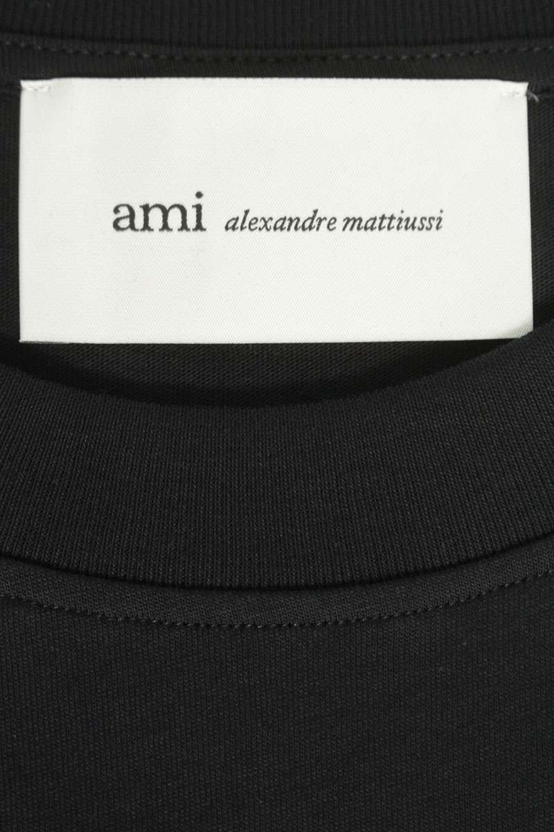AMI Alexandre Mattiussi 26SS Heart A Long Sleeve Tee Black Size L